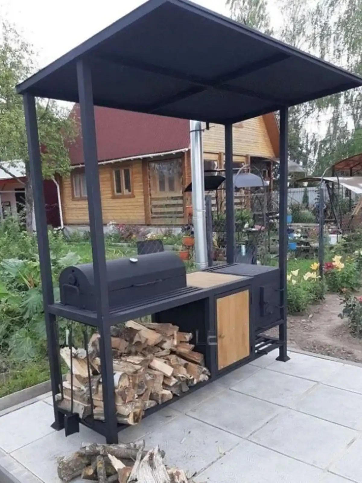 Консоль в стиле лофт